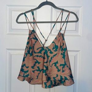 Urban Outfitters Paisley Strap Tank